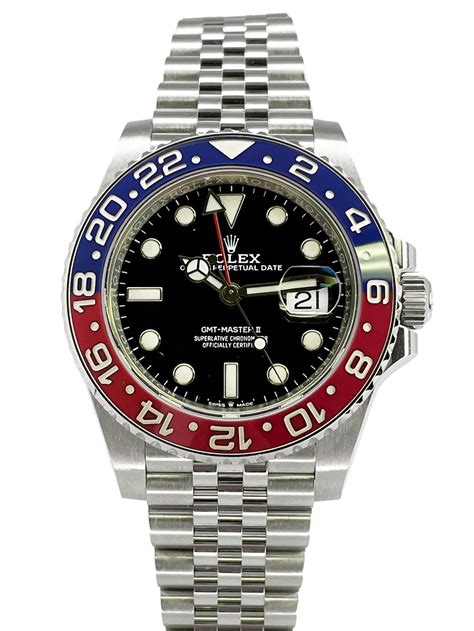 rolex gmt master ii pepsi steel|More.